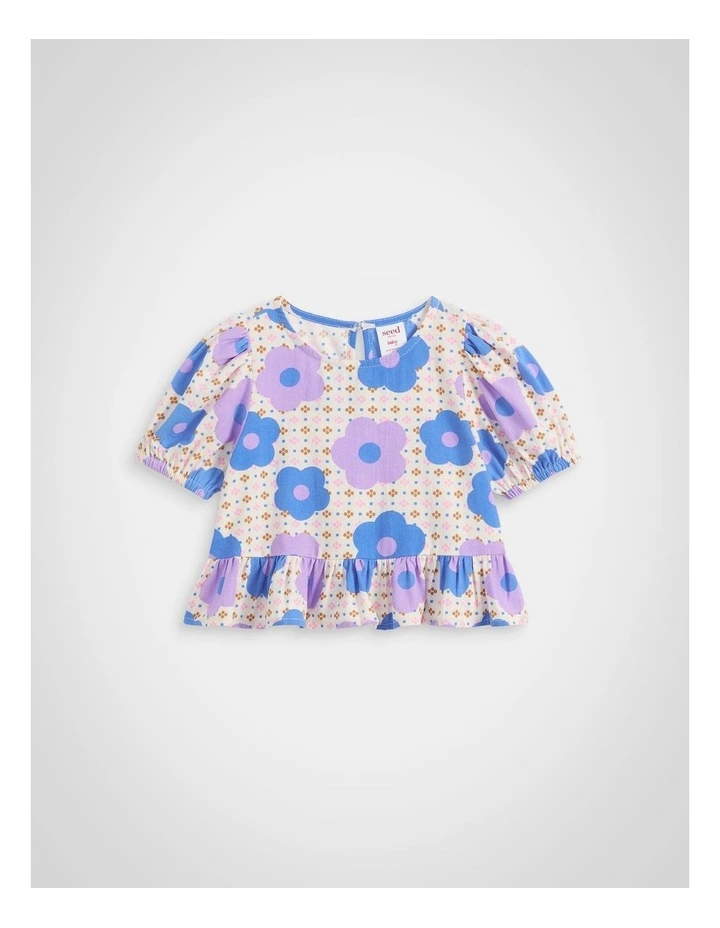 Floral Top in Multi image 1