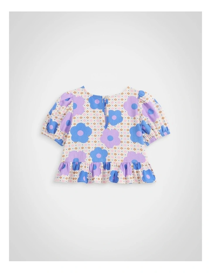 Floral Top in Multi image 2