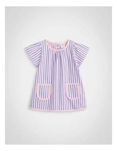 Stripe Dress in Pink Lemonade