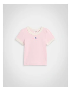 Bind Logo Tee in Pink Lemonade