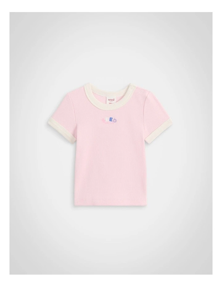 Bind Logo Tee in Pink Lemonade image 1