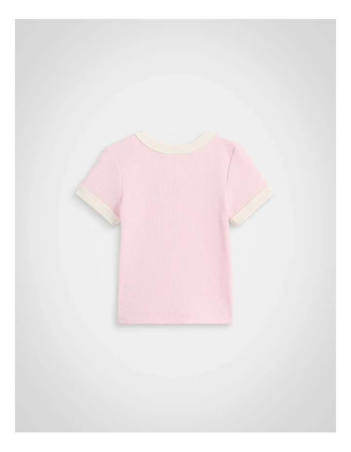 Bind Logo Tee in Pink Lemonade image 2