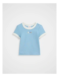 Bind Logo Tee in Nebula Blue