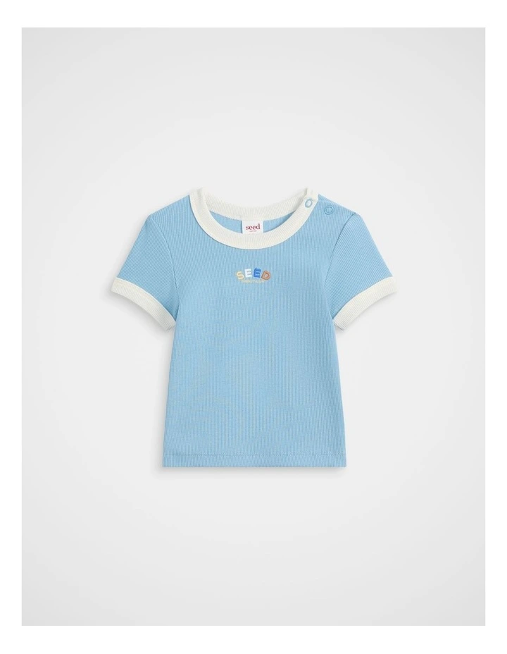 Bind Logo Tee in Nebula Blue image 1