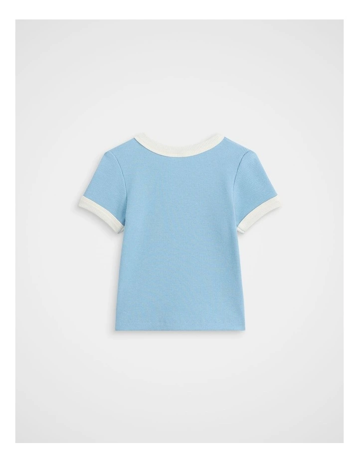 Bind Logo Tee in Nebula Blue image 2