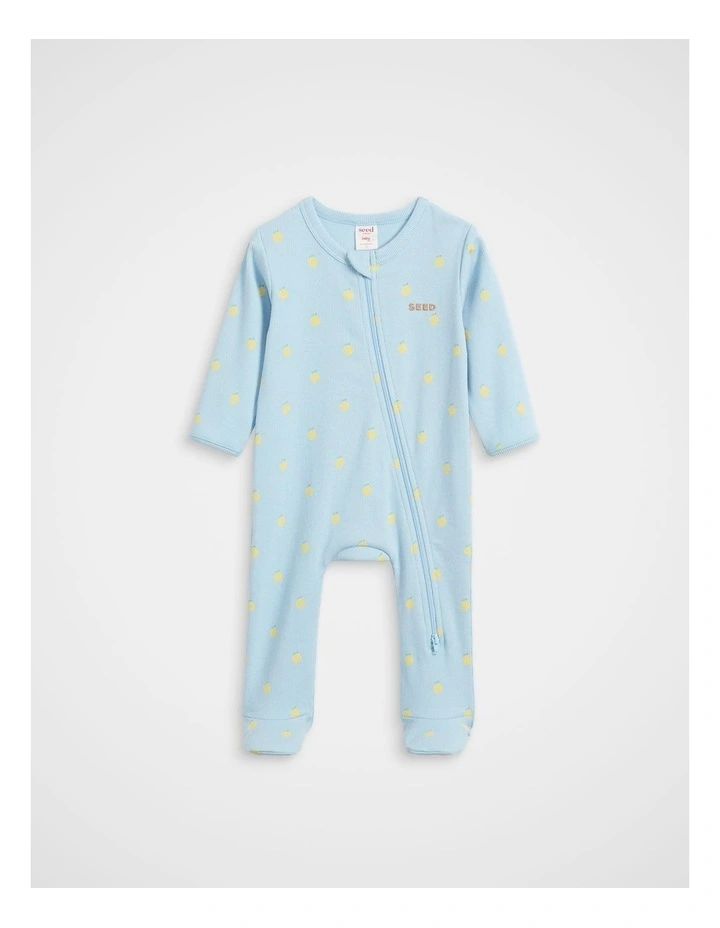 Rib Footed Jumpsuit in Arctic image 1