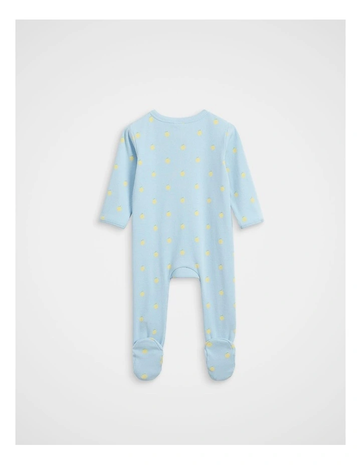 Rib Footed Jumpsuit in Arctic image 2