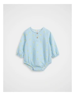 Citrus Romper in Arctic