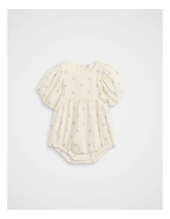 Tulip Romper in Classic Cream