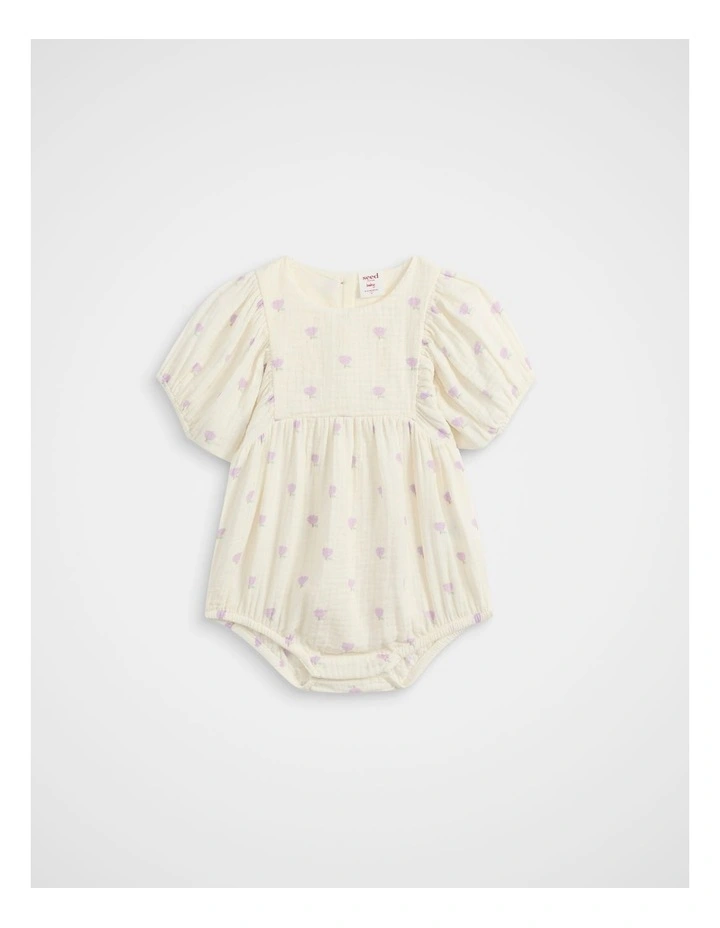 Tulip Romper in Classic Cream image 1