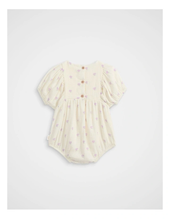 Tulip Romper in Classic Cream image 2