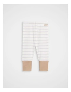 Stripe Rib Legging in Lavender
