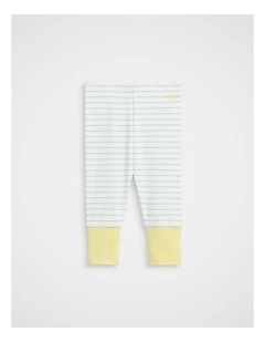 Stripe Rib Legging in Arctic