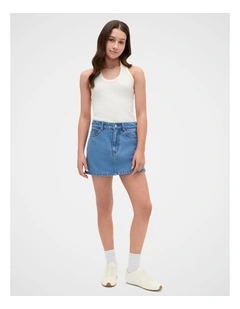 Core Mini Skort in Mid Classic
