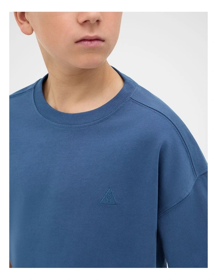 Everyday Tee in Washed Navy image 2