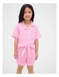 Piped Jersey Ss Pyjama