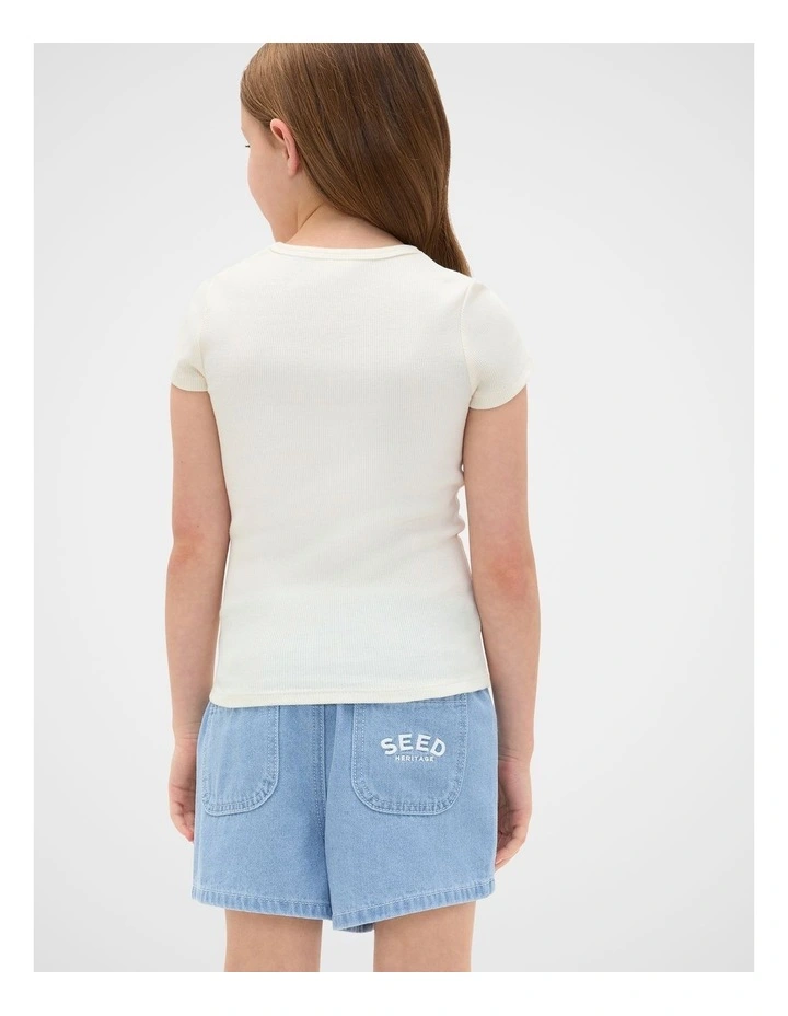 Core Logo Rib Tee image 3