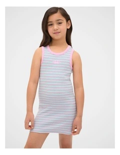 Logo Rib Tank Dress