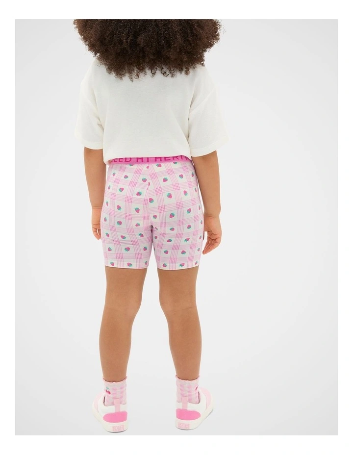 Strawberry Bike Short in Classic Cream image 2