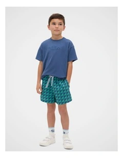 Geometric Print Short