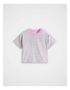 Stripe Relaxed Tee in Multi