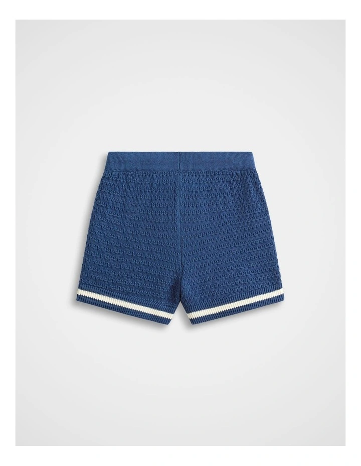 Knit Short in Washed Navy image 2