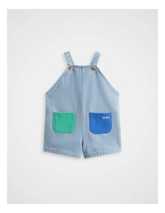 Contrast Pocket Overall