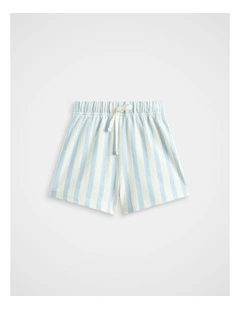 Core Stripe Track Short in Arctic