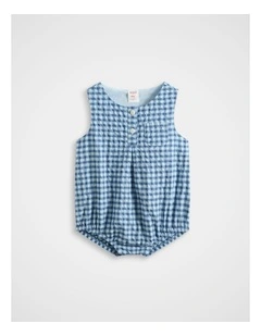 Gingham Pocket Romper