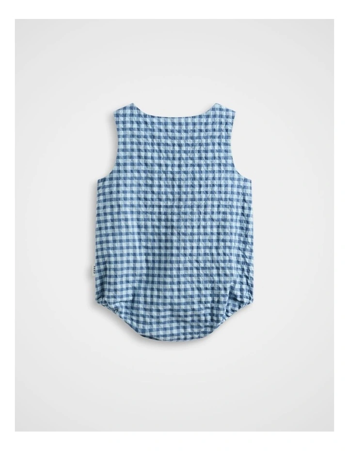 Gingham Pocket Romper image 2