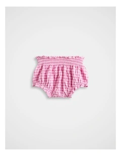 Gingham Bloomer in Wild Berry