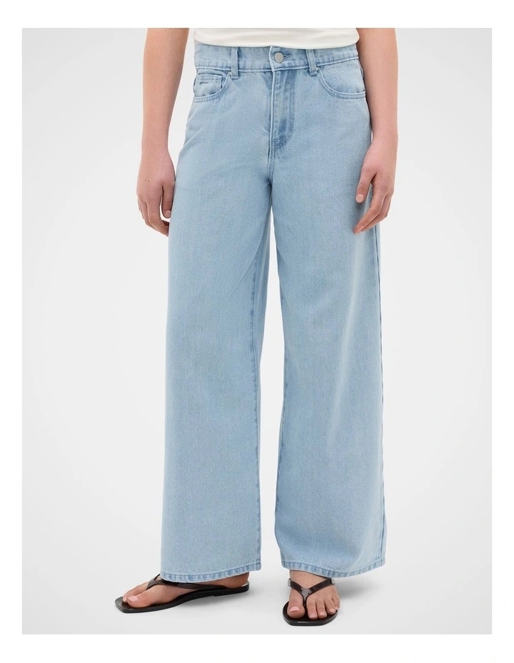 Core Straight Jean in Powder Blue Wash image 1