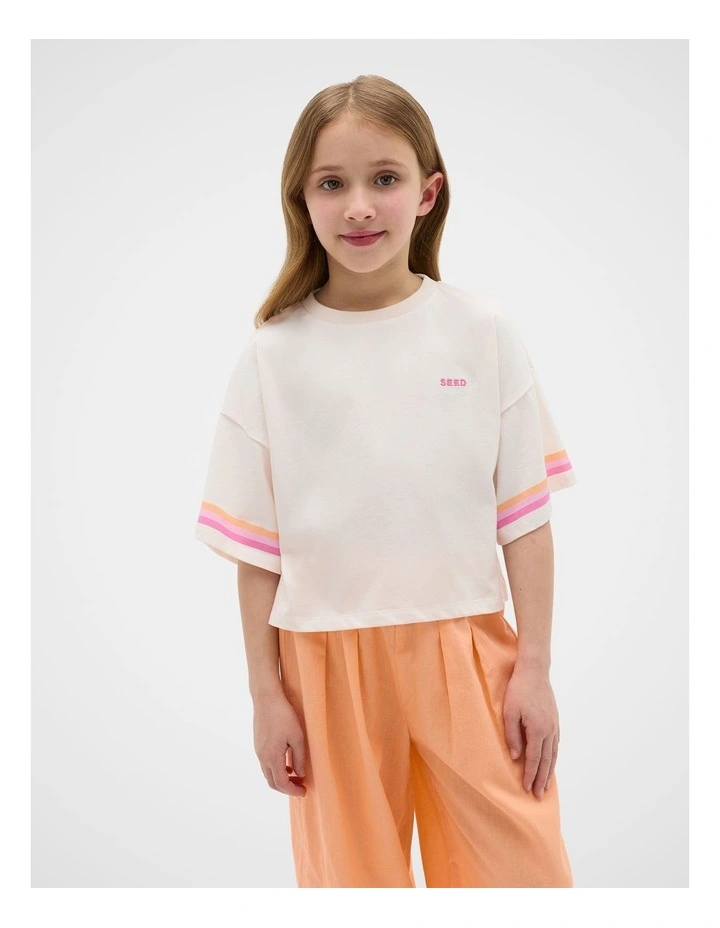Stripe Sleeve Tee image 3