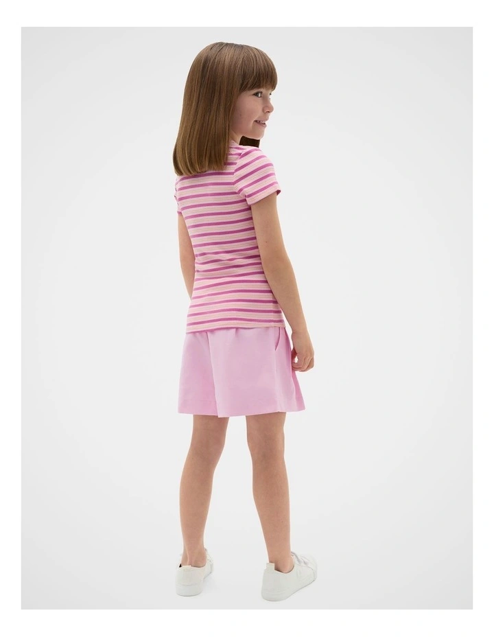Stripe Logo Rib Tee image 2