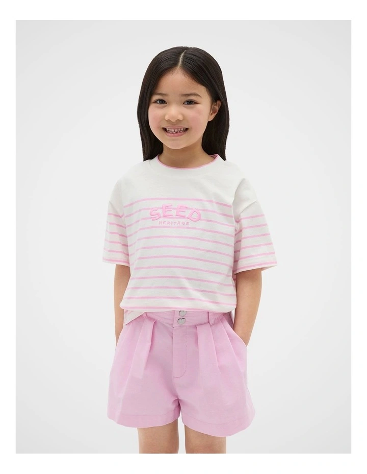 Crop Breton Stripe Tee image 3
