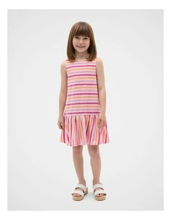 Stripe Terry Dress