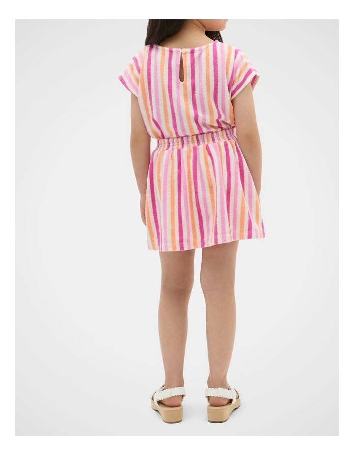 Stripe Terry Skirt in Multi image 2
