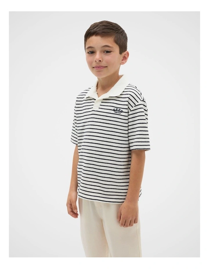 Core Stripe Texture Polo image 3
