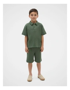 Texture Knit Polo