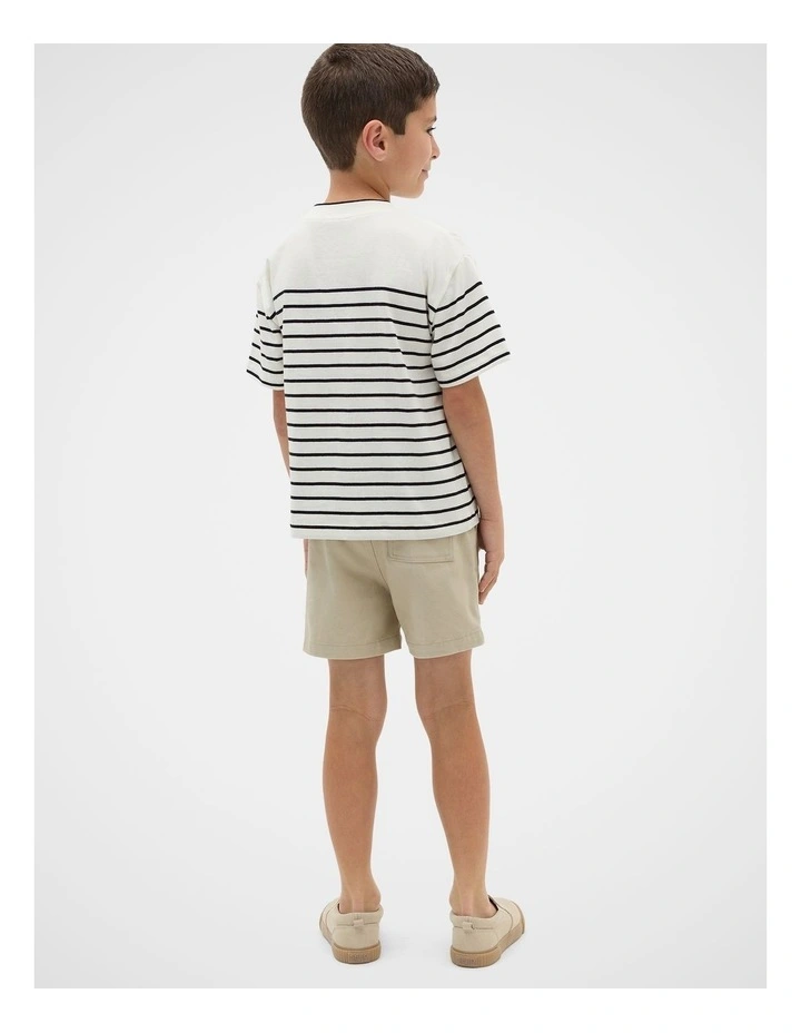 Breton Stripe Logo Tee image 2