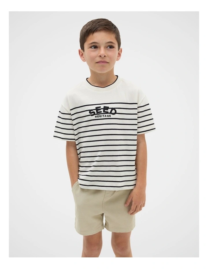 Breton Stripe Logo Tee image 3