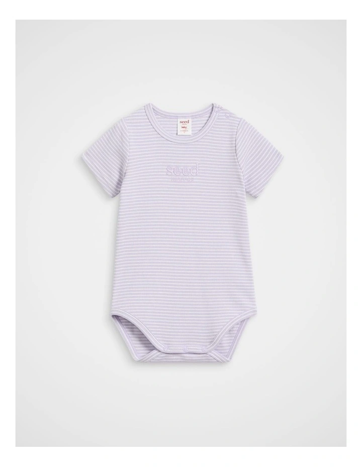 Core Rib Logo Bodysuit image 1