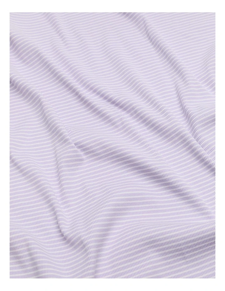 Core Rib Logo Wrap in Lavender Stripe image 2