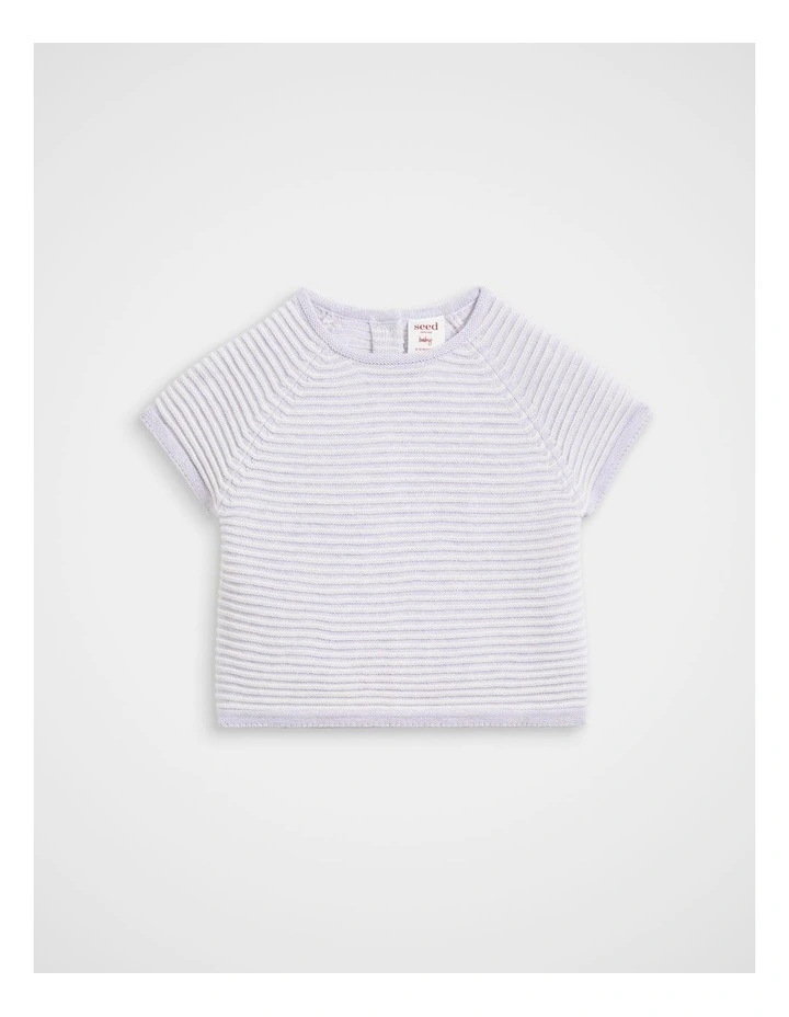 Stripe Knit Tee image 1