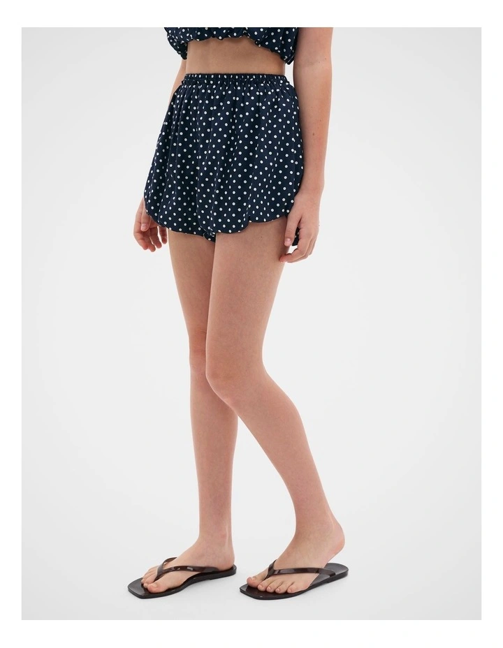 Spot Bubble Short in New Navy image 3