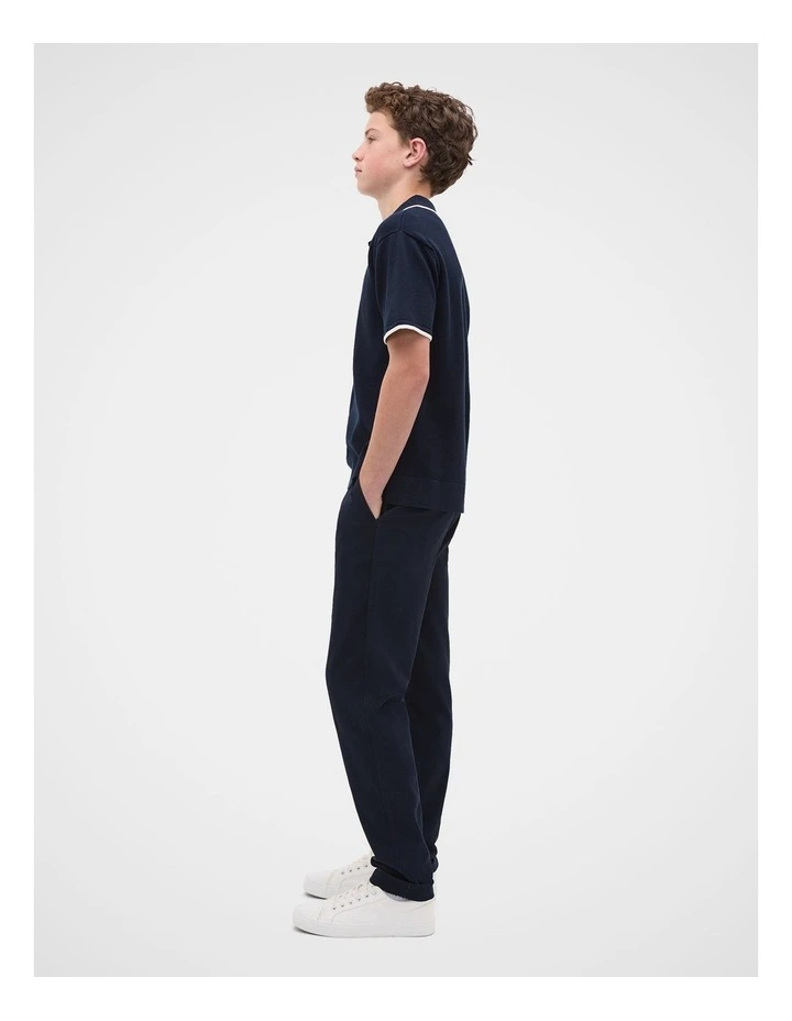 Chino Pant in Midnight Blue image 2