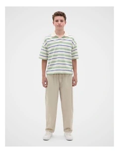 Relaxed Pant in Cool Stone