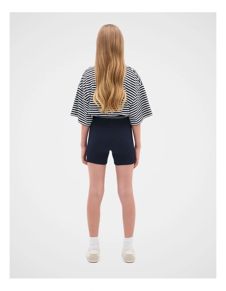 Core Logo Bike Short in New Navy image 4
