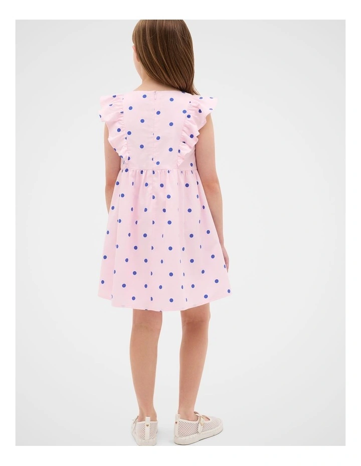 Spot Dress in Pink Lemonade image 2