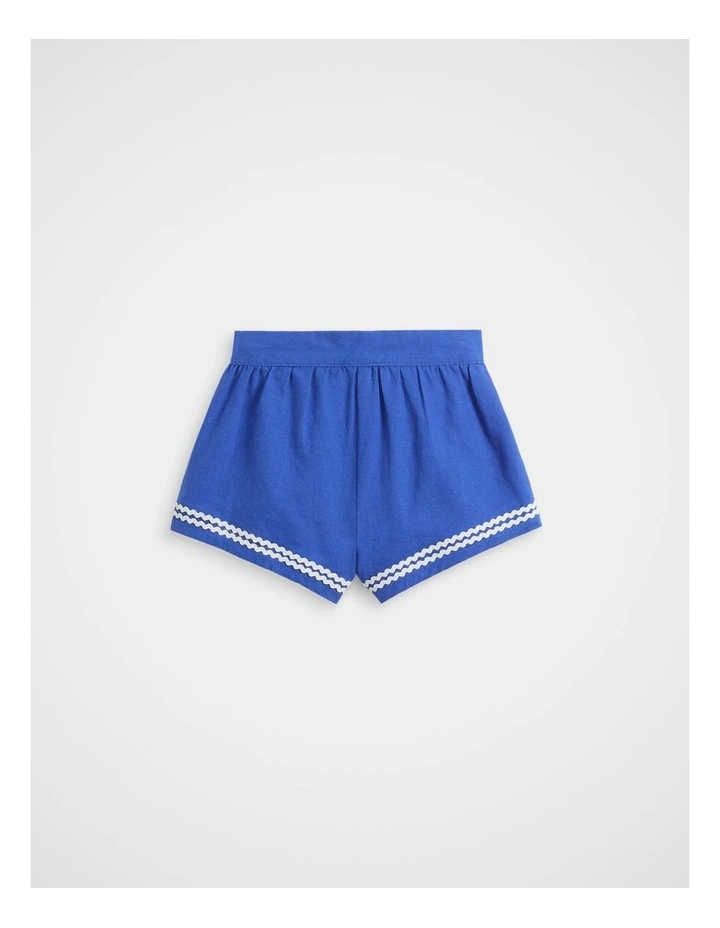 Ricrac Short in Sapphire Blue image 1